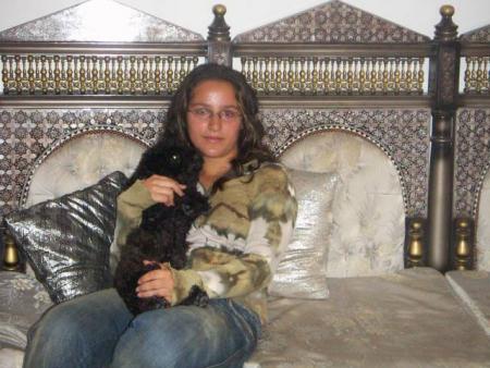avec ma chienne